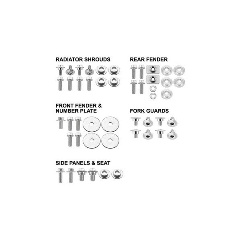 BODY PANEL FASTENER BOLT KIT PSYCHIC HONDA CRF250R 04-05 CRF250X 04 CRF450X 04