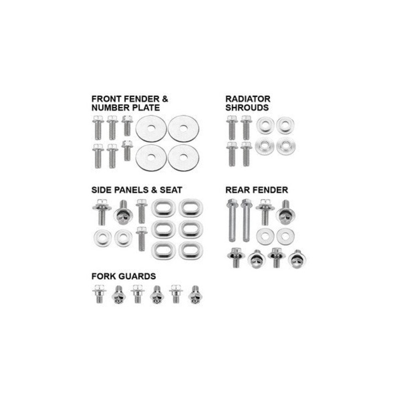 BODY PANEL FASTENER BOLT PACK PSYCHIC SUZUKI RMZ450 18