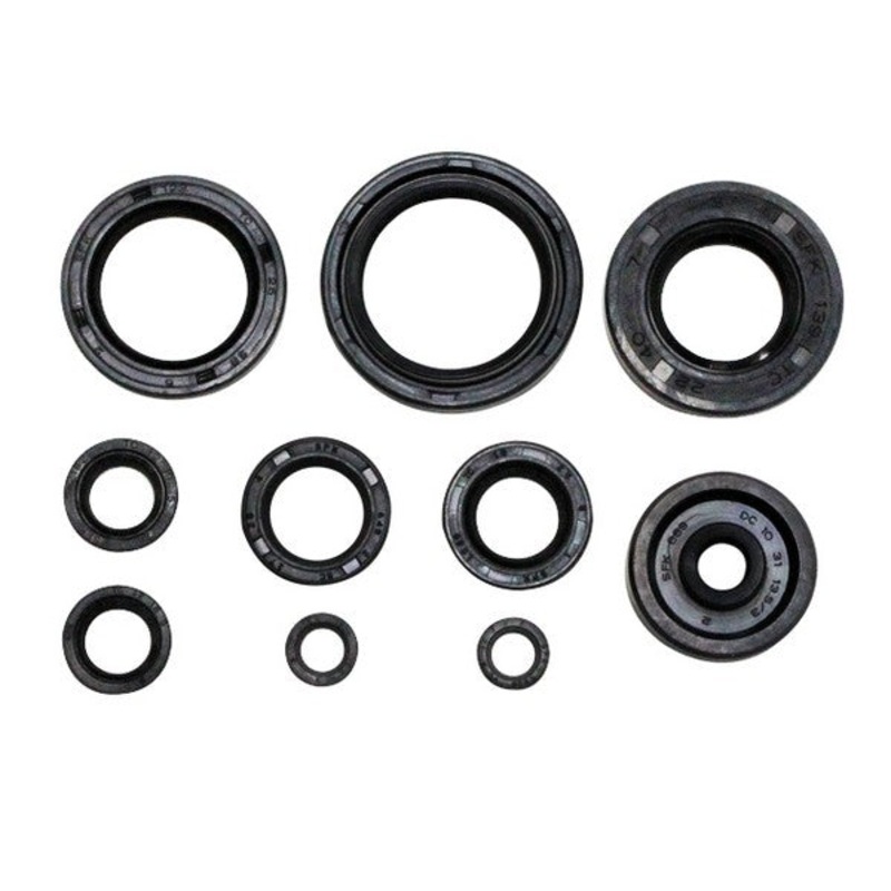 *ENGINE OIL SEAL SET PSYCHIC 10 PIECE YAMAHA YZ125 98-00