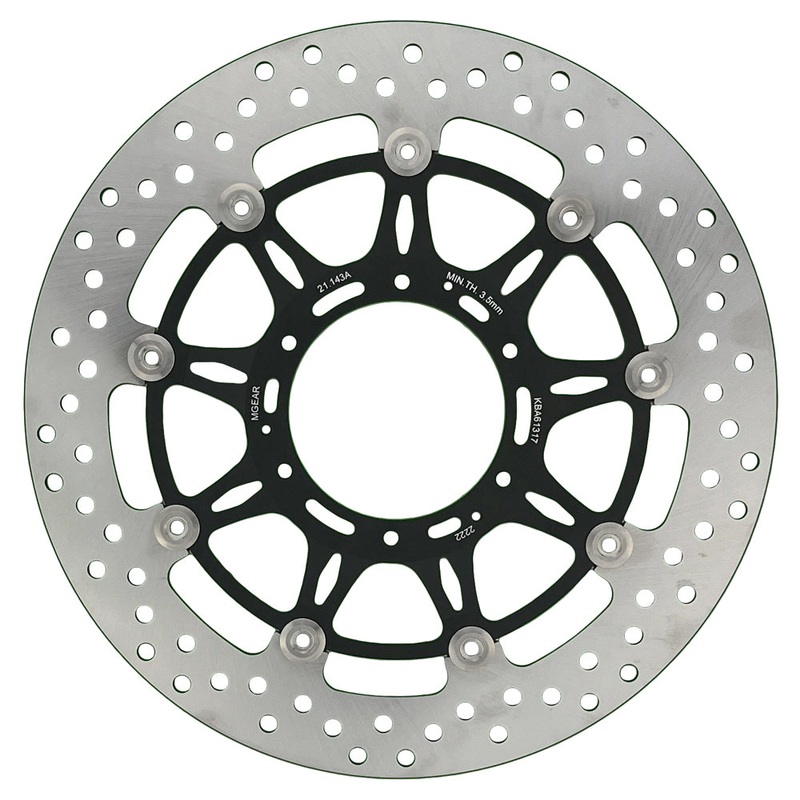 METAL GEAR BRAKE DISC FRONT L/R BLACK