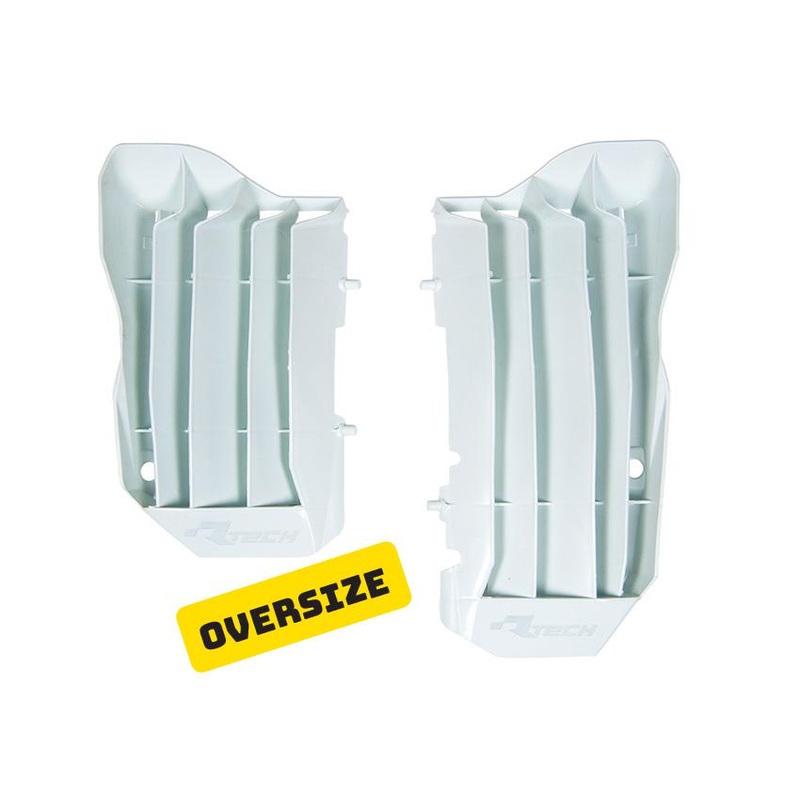 RADIATOR LOUVRES RTECH WHITE HONDA CRF450R 17-20 CRF450RX 17-20