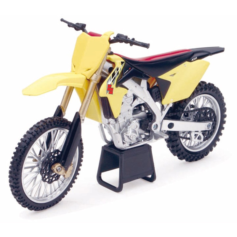 MODEL DIRT BIKE SUZUKI RMZ450 1:12 SCALE BY NEW RAY