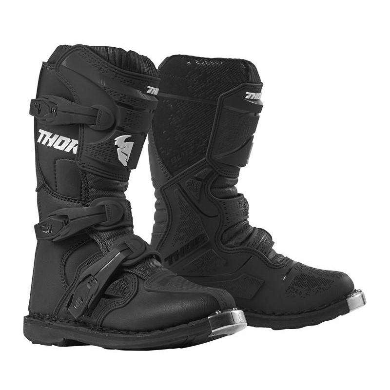 THOR STRAPS BOOT BLITZ XP YOUTH MINI BLACK SIZE 10-13