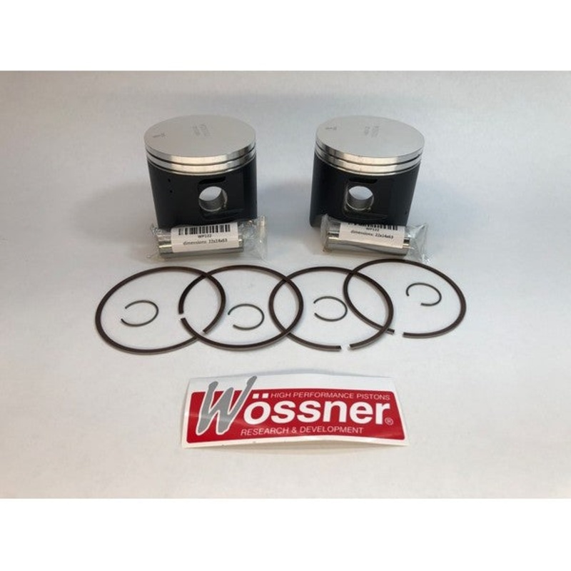 *PISTON KIT WOSSNER HONDA CR125R 05-07 4MM OVERSIZE 57.95MM
