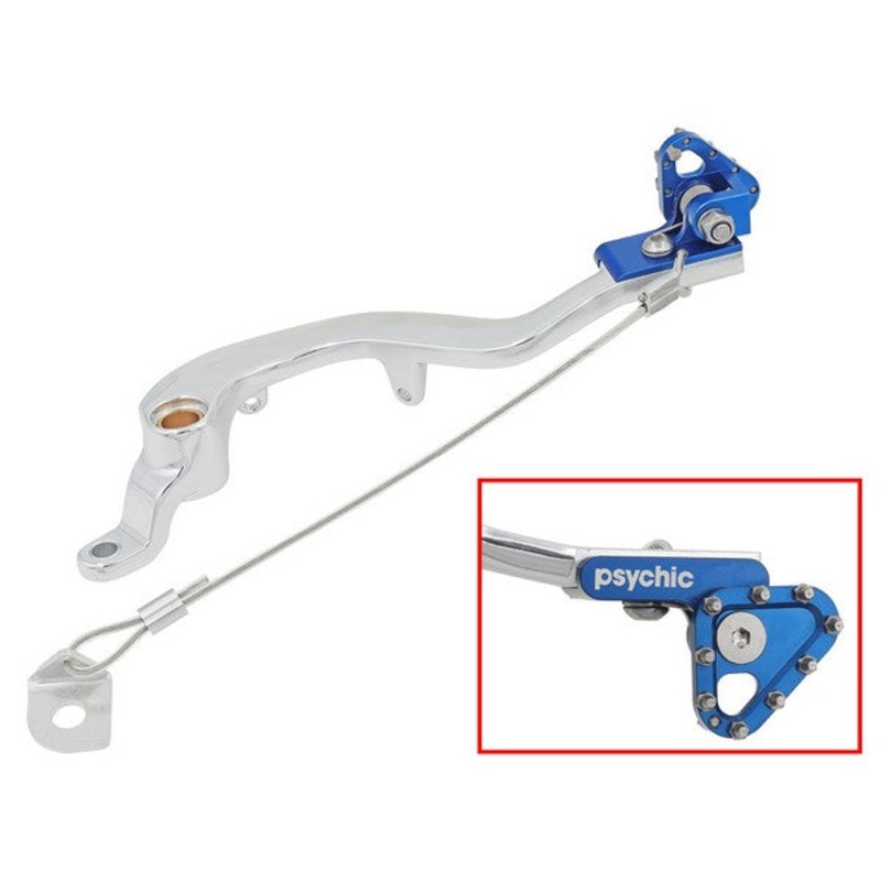 REAR BRAKE PEDAL PSYCHIC, YAMAHA WR250R 08-19 WR250X 08-11 BLUE TIP