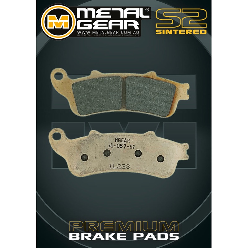METAL GEAR BRAKE PADS SINTERED 2